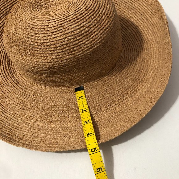 Helen Kaminsky (Aust Made) Raffia Wide Brim Soft Hat - Picture 7 of 9